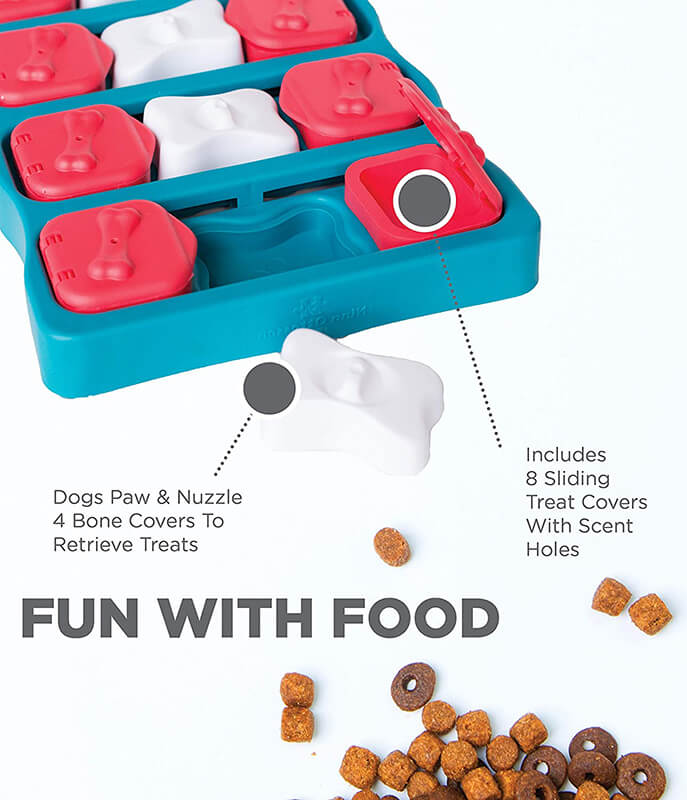 Outward Hound Puzzle Cube Interactive Dog Toy